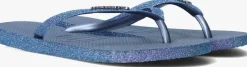 blauwe havaianas teenslippers slim sparkle ii crocus