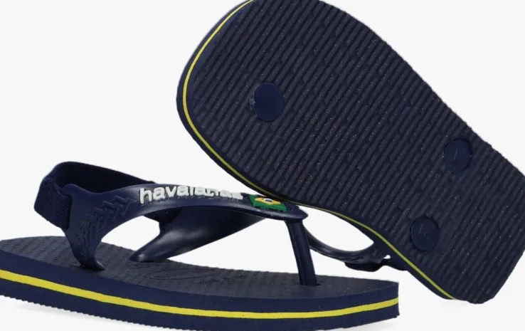 blauwe havaianas teenslippers baby brasil logo ii