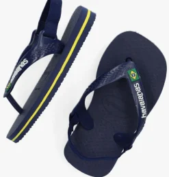 blauwe havaianas teenslippers baby brasil logo ii