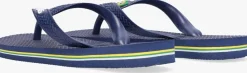 blauwe havaianas teenslippers brasil logo kids