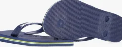 blauwe havaianas teenslippers brasil logo kids
