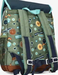 blauwe hello hossy rugtas smiley