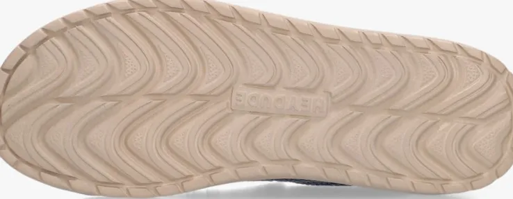 blauwe heydude instappers mikka braided