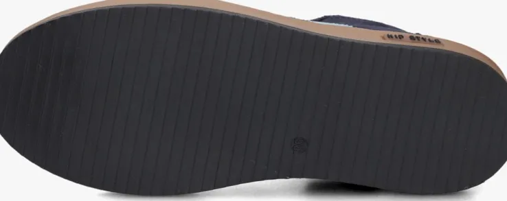 blauwe hip hoge sneakers h1253