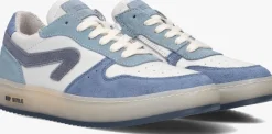 blauwe hip lage sneakers h1804