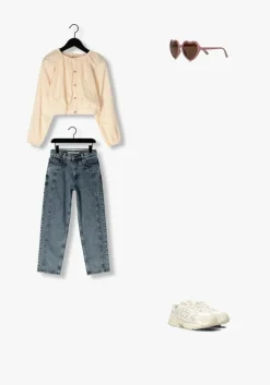 blauwe homage straight leg jeans marilyn layered straight jeans