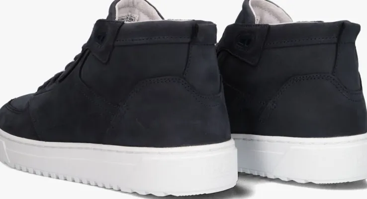 blauwe hub hoge sneakers nevada