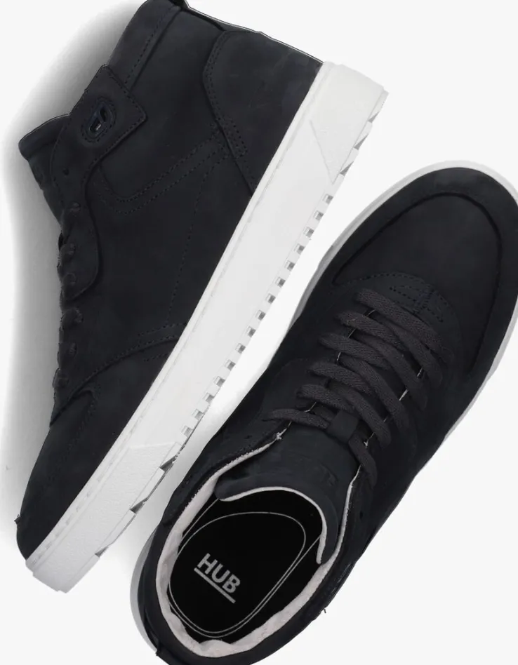 blauwe hub hoge sneakers nevada