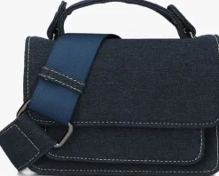 blauwe hvisk schoudertas renei denim