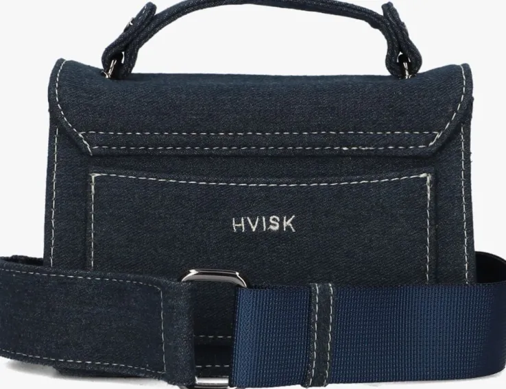 blauwe hvisk schoudertas renei denim