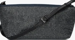 blauwe hvisk schoudertas gil denim embellished