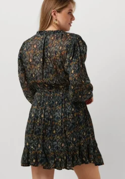 blauwe ibana mini jurk deela - print