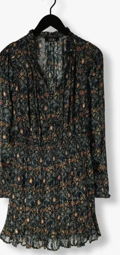 blauwe ibana mini jurk deela - print