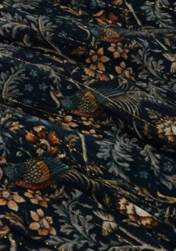 blauwe ibana mini jurk deela - print