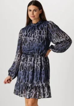 blauwe ibana mini jurk dillia