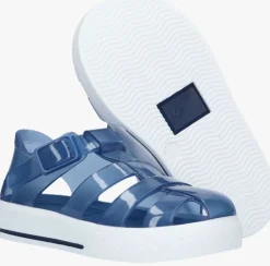 blauwe igor platte sandalen tenis