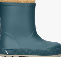 blauwe igor regenlaarzen yogi dk borreguito
