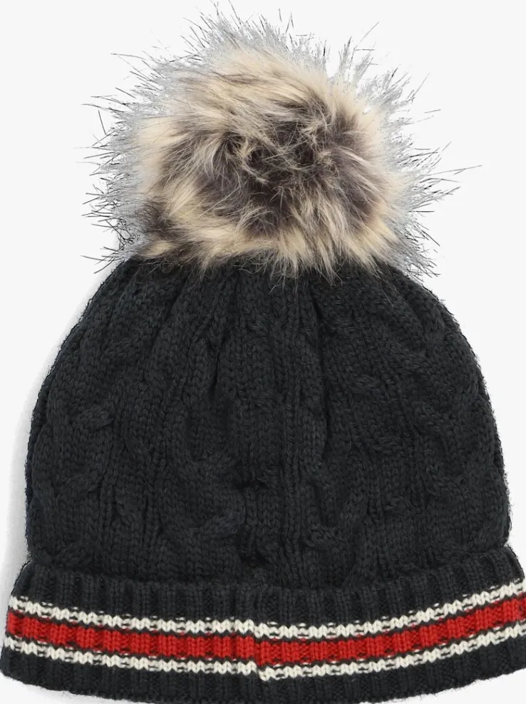 blauwe ikks muts bonnet