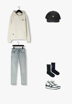 blauwe indian blue jeans straight leg jeans max straight fit