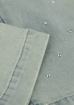 blauwe indian blue jeans minirok denim skirt studs