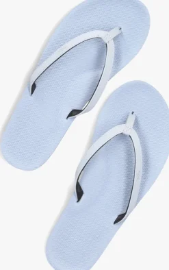 blauwe indosole teenslippers flip flops essential light