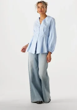 blauwe inwear blouses helvelw blouse