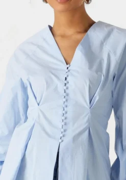blauwe inwear blouses helvelw blouse