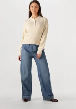 blauwe inwear straight leg jeans sophinaiw pullon pants