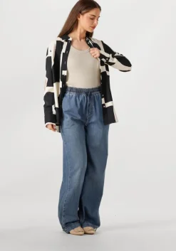 blauwe inwear straight leg jeans sophinaiw pullon pants