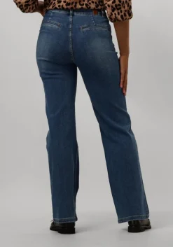 blauwe janice straight leg jeans jagger
