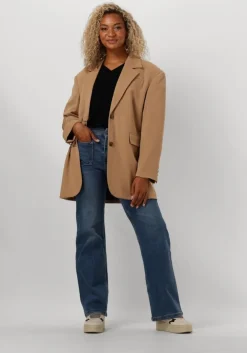 blauwe janice straight leg jeans jagger