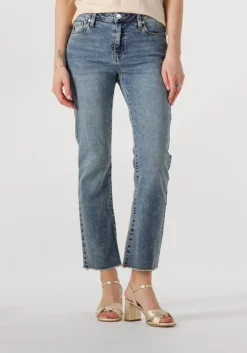 blauwe janice straight leg jeans cooper