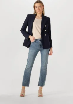 blauwe janice straight leg jeans cooper