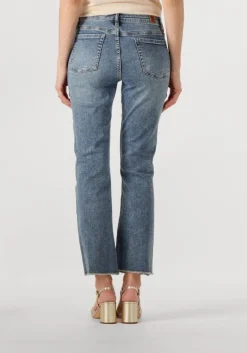 blauwe janice straight leg jeans cooper