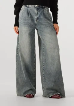 blauwe janice wide jeans dollar