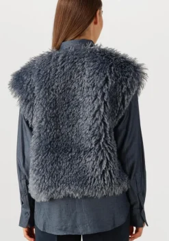 blauwe jansen amsterdam gilet dali gilet ff 276 fake fur