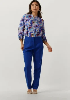 blauwe jansen amsterdam pantalon wq440 woven high waisted ankle pants