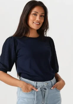 blauwe jansen amsterdam top tanda top k 136 short puffed sleeve