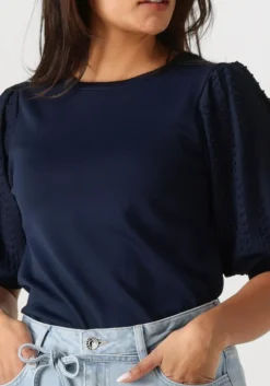 blauwe jansen amsterdam top tanda top k 136 short puffed sleeve