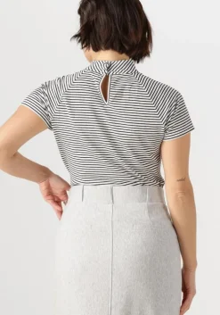 blauwe jansen amsterdam top gaia shirt vs 382 cap sleeve turtle neck