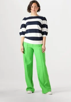 blauwe jansen amsterdam top kimmie top k 136 big stripe short puffed sleeve