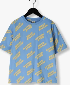 blauwe jelly mallow t-shirt jm long t-shirt