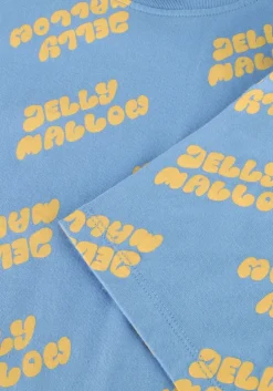 blauwe jelly mallow t-shirt jm long t-shirt