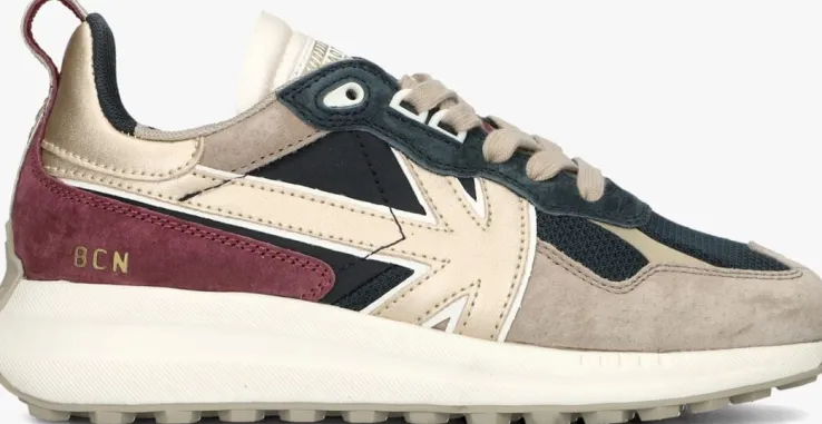 blauwe kaotiko lage sneakers detroit glam