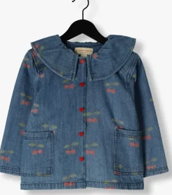 blauwe konges slojd blouses magot denim shirt gots