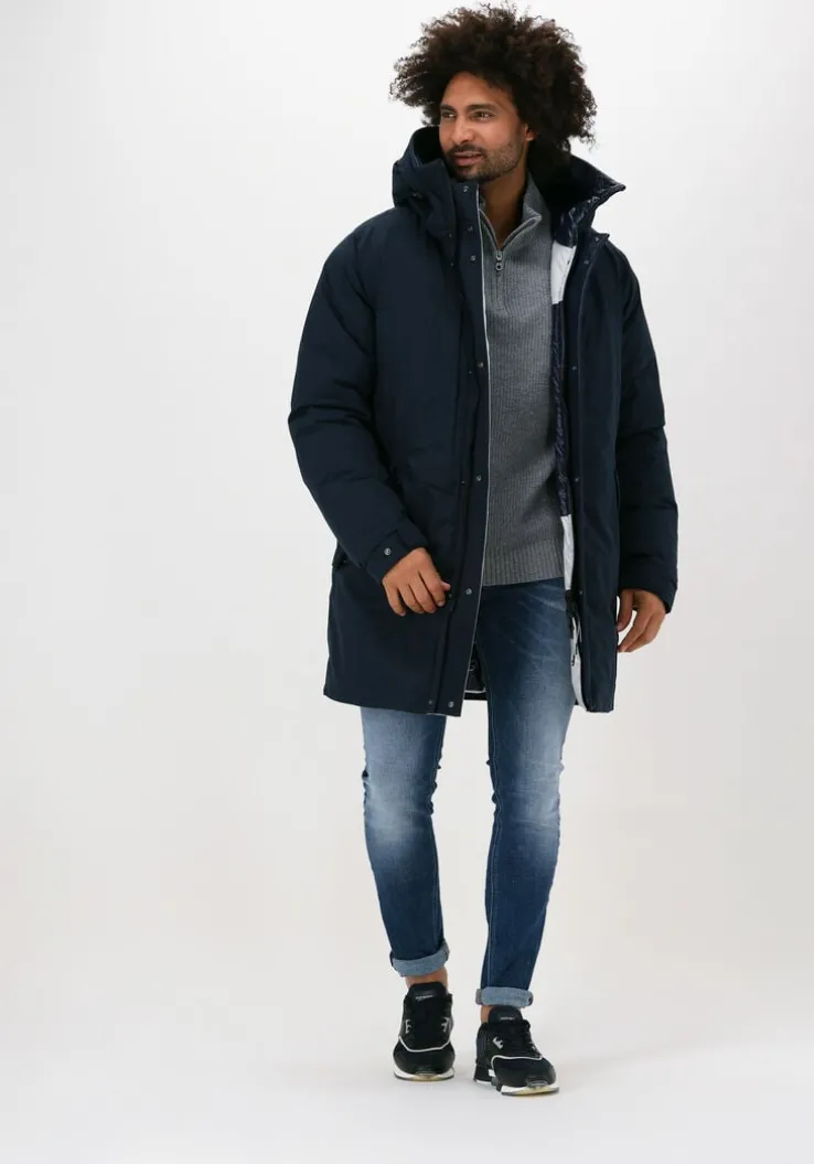 blauwe krakatau parka's qm321