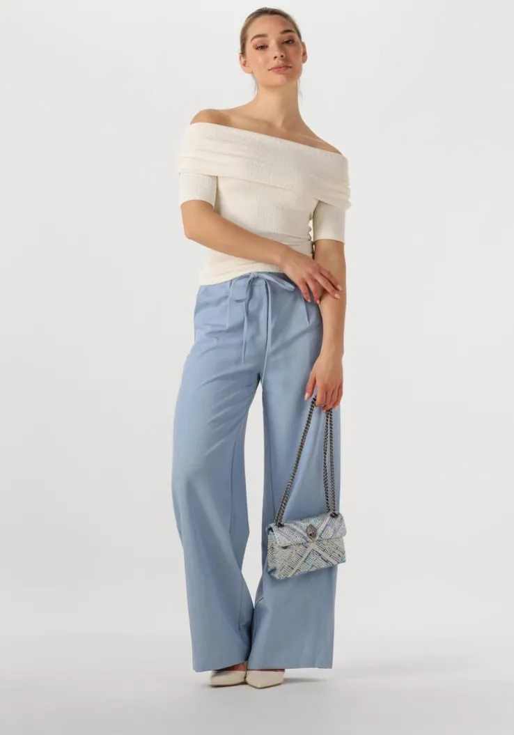 blauwe kurt geiger london schoudertas mini kensington