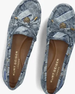 blauwe kurt geiger london mocassins eagle moccasin