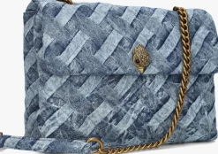 blauwe kurt geiger london handtas large kensington soft
