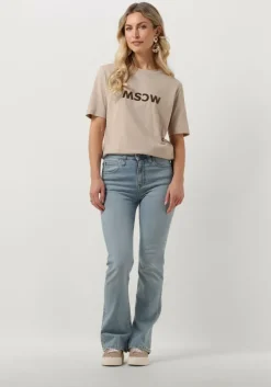 blauwe lee flared jeans breese boot flashes of light